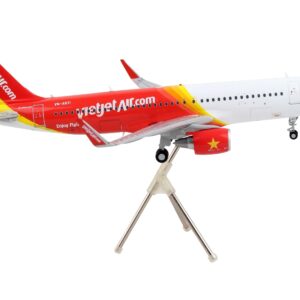 Airbus A320 Commercial Aircraft “VietJet Air” White and Red “Gemini 200” Series 1/200 Diecast Model Airplane by GeminiJets