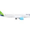 Boeing 787-9 Commercial Aircraft “Bamboo Airways” White with Green Tail 1/400 Diecast Model Airplane by GeminiJets