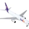 Boeing 757-200F Commercial Aircraft “FedEx (Federal Express)” (N921FD) White with Purple Tail 1/400 Diecast Model Airplane by GeminiJets