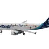 Airbus A320 Commercial Aircraft “Alaska Airlines – Fly with Pride” White with Blue Tail 1/400 Diecast Model Airplane by GeminiJets