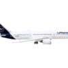 Boeing 787-9 Commercial Aircraft “Lufthansa – D-ABPA” White with Dark Blue Tail 1/400 Diecast Model Airplane by GeminiJets