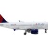 Airbus A319 Commercial Aircraft “Delta Air Lines” White with Blue and Red Tail 1/400 Diecast Model Airplane by GeminiJets