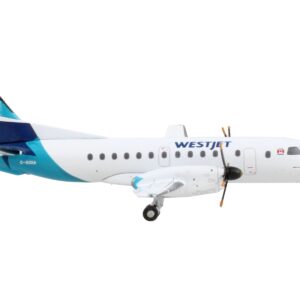 Saab 340B Commercial Aircraft “WestJet Airlines” White with Blue Tail 1/400 Diecast Model Airplane by GeminiJets