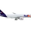 Boeing 777F Commercial Aircraft “Federal Express (FedEx) – Panda Express” (N886FD) White with Purple Tail 1/400 Diecast Model Airplane by GeminiJets