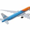 Boeing 777-300ER Commercial Aircraft “KLM Royal Dutch Airlines” (PH-BVA) Orange and Blue 1/400 Diecast Model Airplane by GeminiJets