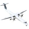 Bombardier Q400 Commercial Aircraft “Porter Airlines” (C-GKQC) White with Dark Blue Tail 1/400 Diecast Model Airplane by GeminiJets