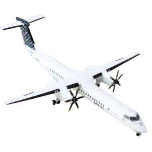 Bombardier Q400 Commercial Aircraft “Porter Airlines” (C-GKQC) White with Dark Blue Tail 1/400 Diecast Model Airplane by GeminiJets