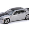 2018 Dodge Charger SRT 392 Silver Metallic with Black Stripe “Mr. Norm Heritage GSS Charger” “Hobby Exclusive” Series 1/64 Diecast Model Car by Greenlight