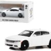 2022 Dodge Charger Pursuit Police Car White “Hot Pursuit” “Hobby Exclusive” Series 1/64 Diecast Model Car by Greenlight