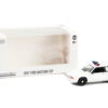 1987-1993 Ford Mustang SSP White Police Car with Light Bar “Hot Pursuit” “Hobby Exclusive” Series 1/64 Diecast Model Car by Greenlight