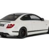 Mercedes-Benz C63 AMG 507 Diamond White with Black Top 1/18 Model Car by GT Spirit