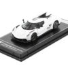 Koenigsegg Jesko Absolut Crystal White Metallic “Hypercar League Collection” 1/64 Diecast Model Car by PosterCars