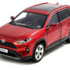 Toyota Rav4 Hybrid XLE Red Metallic with Sunroof 1/24 Diecast Model Car