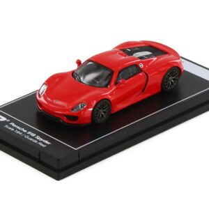 Porsche 918 Spyder Guards Red “Hypercar League Collection” 1/64 Diecast Model Car by PosterCars