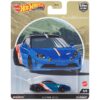 Alpine A110 Blue Metallic and Black with Graphics “Auto Strasse” Series Diecast Model Car by Hot Wheels