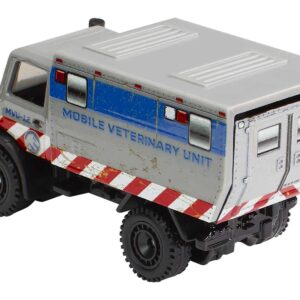 Mercedes-Benz Unimog U 1300 L “Mobile Veterinary Unit MVU-12” “Jurassic World” (2015) Movie Diecast Model Car by Hot Wheels