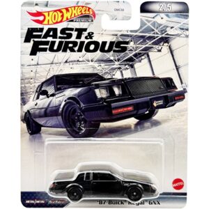 1987 Buick Regal GNX Black “Fast & Furious” Series Diecast Model Car by Hot Wheels