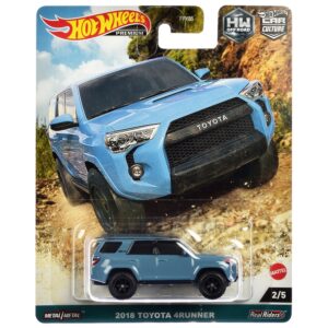 2018 Toyota 4Runner Blue “HW Off Road” Series Diecast Model Car by Hot Wheels