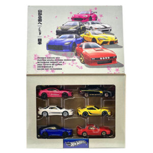 “Japan Street Theme” 6 piece Set Diecast model cars by Hot Wheels