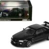 Nissan Skyline GT-R (R34) V-SPEC II RHD (Right Hand Drive) Black 1/64 Diecast Model Car by Inno Models