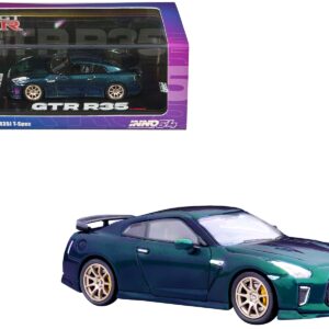 Nissan GT-R (R35) T-Spec RHD (Right Hand Drive) Midnight Purple Metallic 1/64 Diecast Model Car by Inno Models