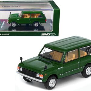 Land Rover Range Rover Classic RHD (Right Hand Drive) Lincoln Green 1/64 Diecast Model Car by Inno Models