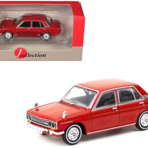 Datsun Bluebird 1600SSS (P510) RHD (Right Hand Drive) Red “J Collection” Series 1/64 Diecast Model by Tarmac Works