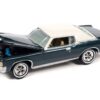 1971 Pontiac Grand Prix Bluestone Gray Metallic with White Top “Classic Gold Collection” Series Limited Edition to 8476 pieces Worldwide 1/64 Diecast Model Car by Johnny Lightning