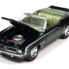 1969 Chevrolet Camaro RS/SS Convertible Fathom Green Metallic with White Stripes and Light Green Interior Limited Edition to 2524 pieces Worldwide “OK Used Cars” 2023 Series 1/64 Diecast Model Car by Johnny Lightning