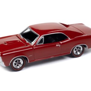 1966 Pontiac GTO Montero Red “USPS (United States Postal Service)” Pop Culture 2024 Release 1 1/64 Diecast Model Car by Johnny Lightning