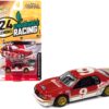 1986 Ford Thunderbird Stock Car #9 Primary Red “Thin Blue Swine” 24 Hours of Lemons “Street Freaks” Series Limited Edition to 8058 pieces Worldwide 1/64 Diecast Model Car by Johnny Lightning