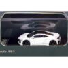 Honda NSX White with Carbon Top 1/64 Diecast Model Car by LCD Models