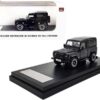 Land Rover Defender 90 Works V8 Black Metallic “70th Edition” 1/64 Diecast Model Car by LCD Models