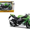 2010 Kawasaki Ninja ZX-10R Green 1/12 Diecast Motorcycle Model by Maisto