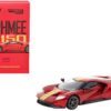 Ford GT Liquid Red Metallic with Gold Stripes “Shmee150 Collection” “Collaboration Model” 1/64 Diecast Model Car by Mini GT & Tarmac Works