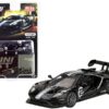 Ford GT Mk II #2 Shadow Black with Silver Stripes Limited Edition to 3360 pieces Worldwide 1/64 Diecast Model Car by Mini GT