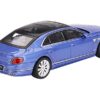 Bentley Flying Spur with Sunroof Neptune Blue Metallic with Black Top Limited Edition to 2400 pieces Worldwide 1/64 Diecast Model Car by Mini GT