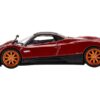 Pagani Zonda F Rosso Dubai Red Metallic with Black Top Limited Edition to 3000 pieces Worldwide 1/64 Diecast Model Car by Mini GT