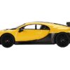 Bugatti Chiron Pur Sport Yellow and Carbon Limited Edition to 4200 pieces Worldwide 1/64 Diecast Model Car by Mini GT