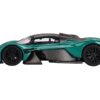 Aston Martin Valkyrie Racing Green Metallic Limited Edition to 3960 pieces Worldwide 1/64 Diecast Model Car by Mini GT