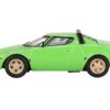 Lancia Stratos HF Stradale Verde Chiaro Green Limited Edition to 1200 pieces Worldwide 1/64 Diecast Model Car by Mini GT