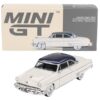 1954 Lincoln Capri Arctic White with Atlantic Blue Top Limited Edition to 3000 pieces Worldwide 1/64 Diecast Model Car by Mini GT