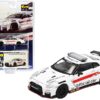 Nissan GT-R (R35) Nismo RHD (Right Hand Drive) “Official Car” White Limited Edition to 1200 pieces “Special Edition” 1/64 Diecast Model Car by Era Car