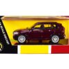 BMW X5 (G05) with Sunroof Ametrine Red Metallic 1/64 Diecast Model Car by Paragon