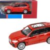 BMW X5 with Sunroof Toronto Red Metallic 1/64 Diecast Model Car by Paragon