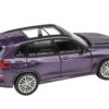 2018 BMW X5 Daytona Violet Metallic with Sunroof 1/64 Diecast Model Car by Paragon Models