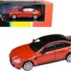 BMW M3 (G80) Toronto Red Metallic with Black Top 1/64 Diecast Model Car by Paragon