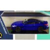 BMW M8 Coupe Marina Bay Blue Metallic with Black Top 1/64 Diecast Model Car by Paragon