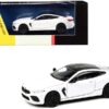 BMW M8 Coupe Alpine White with Black Top 1/64 Diecast Model Car by Paragon