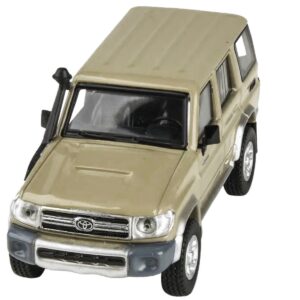 2014 Toyota Land Cruiser 76 Sandy Taupe Tan 1/64 Diecast Model Car by Paragon Models